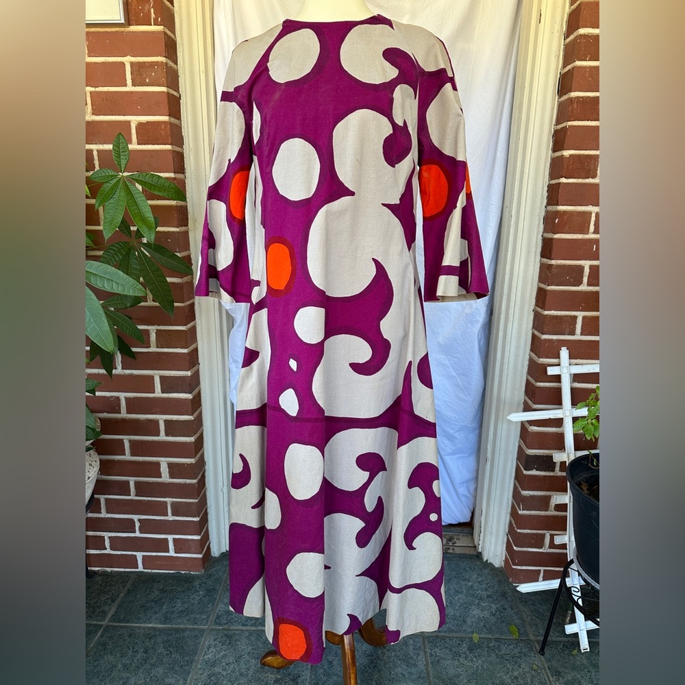 VINTAGE 70s Marimekko Dress Sz 40